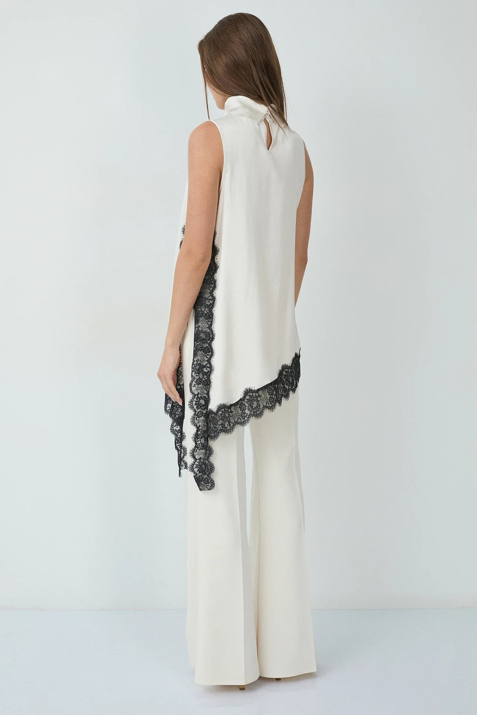 BSB BLOUSE LACE GREY