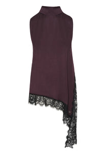BSB BLOUSE LACE BORDEAUX