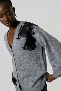 BSB CARDIGAN GREY