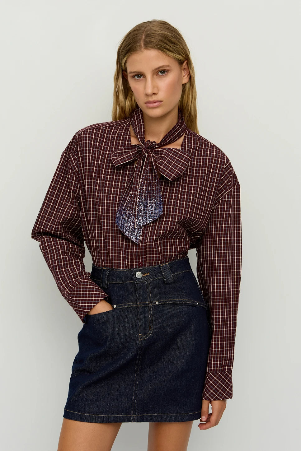BSB BLOUSE BORDEAUX