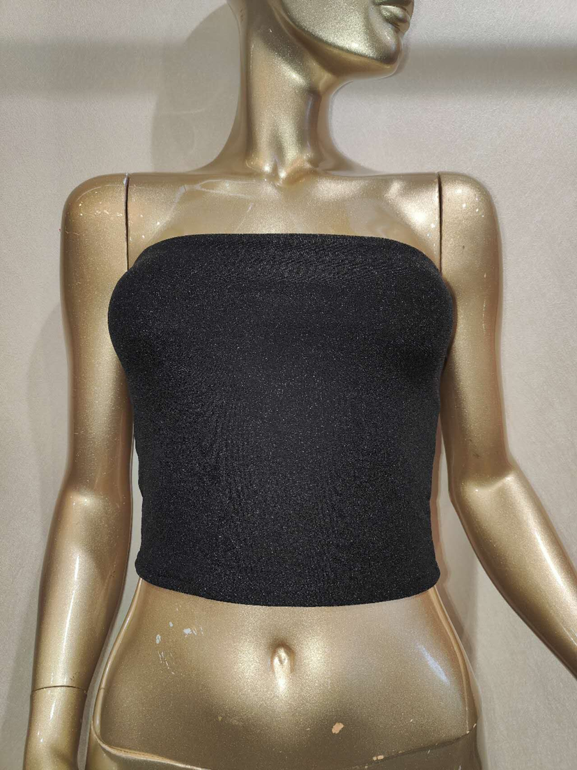 Liva Bandeaux top - Black