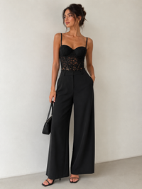BLOOM PANTS - BLACK