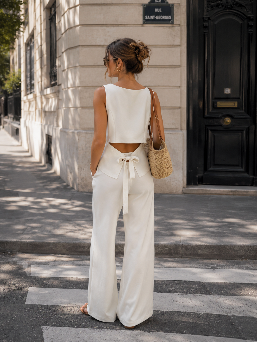 BLOOM PANTS -OFF WHITE