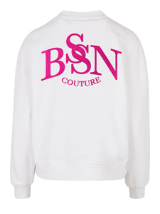 BSN COUTURE Mid sweater - Fluo pink