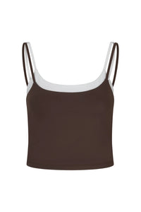 LOLA BRUNA TOP - ESPRESSO