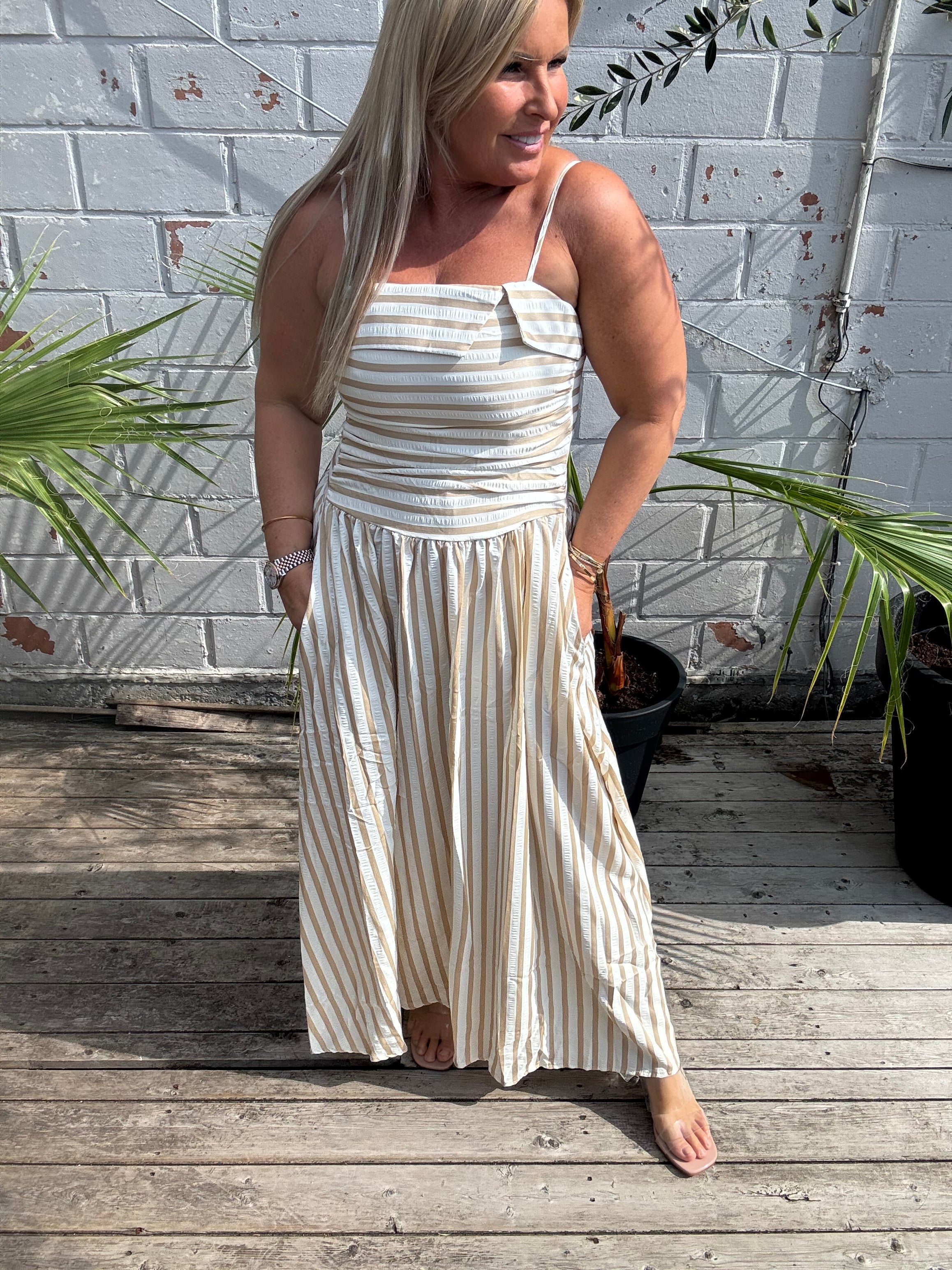 Elara dress - Beige