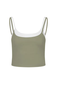 LOLA BRUNA TOP - SAGE GREEN