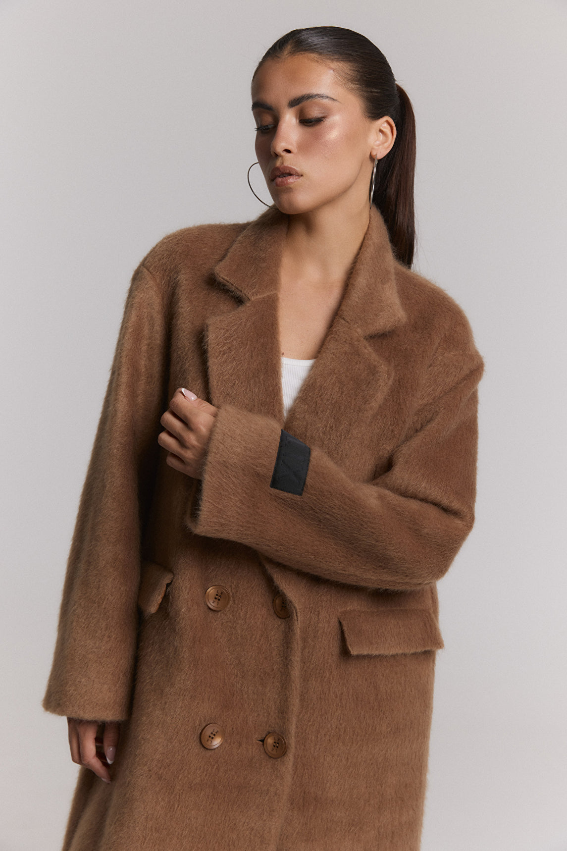 ALIX LONG HAIR COAT