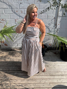 Elara dress - Brown