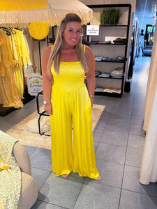 Empire jumpsuit - Yellow