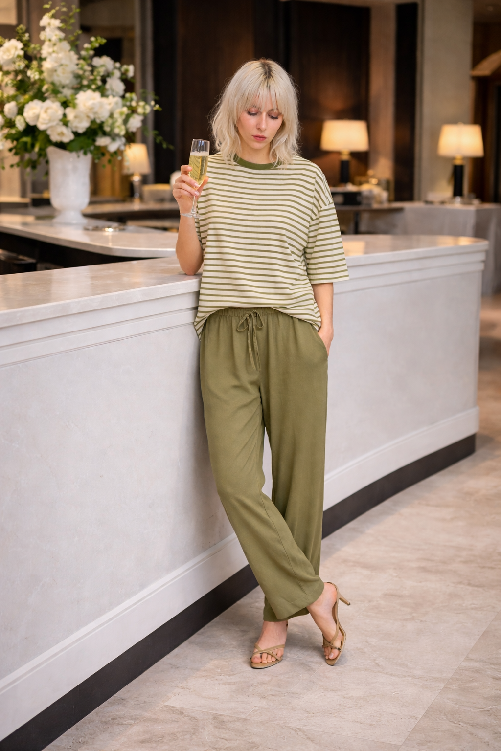 SCARLETT PANTS - KAKI