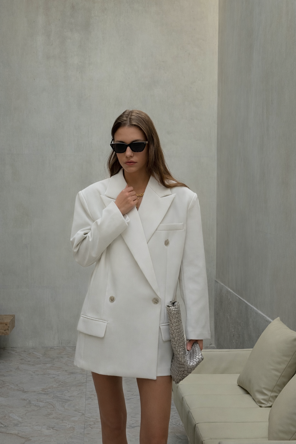 SERENA BLAZER - OFF WHITE