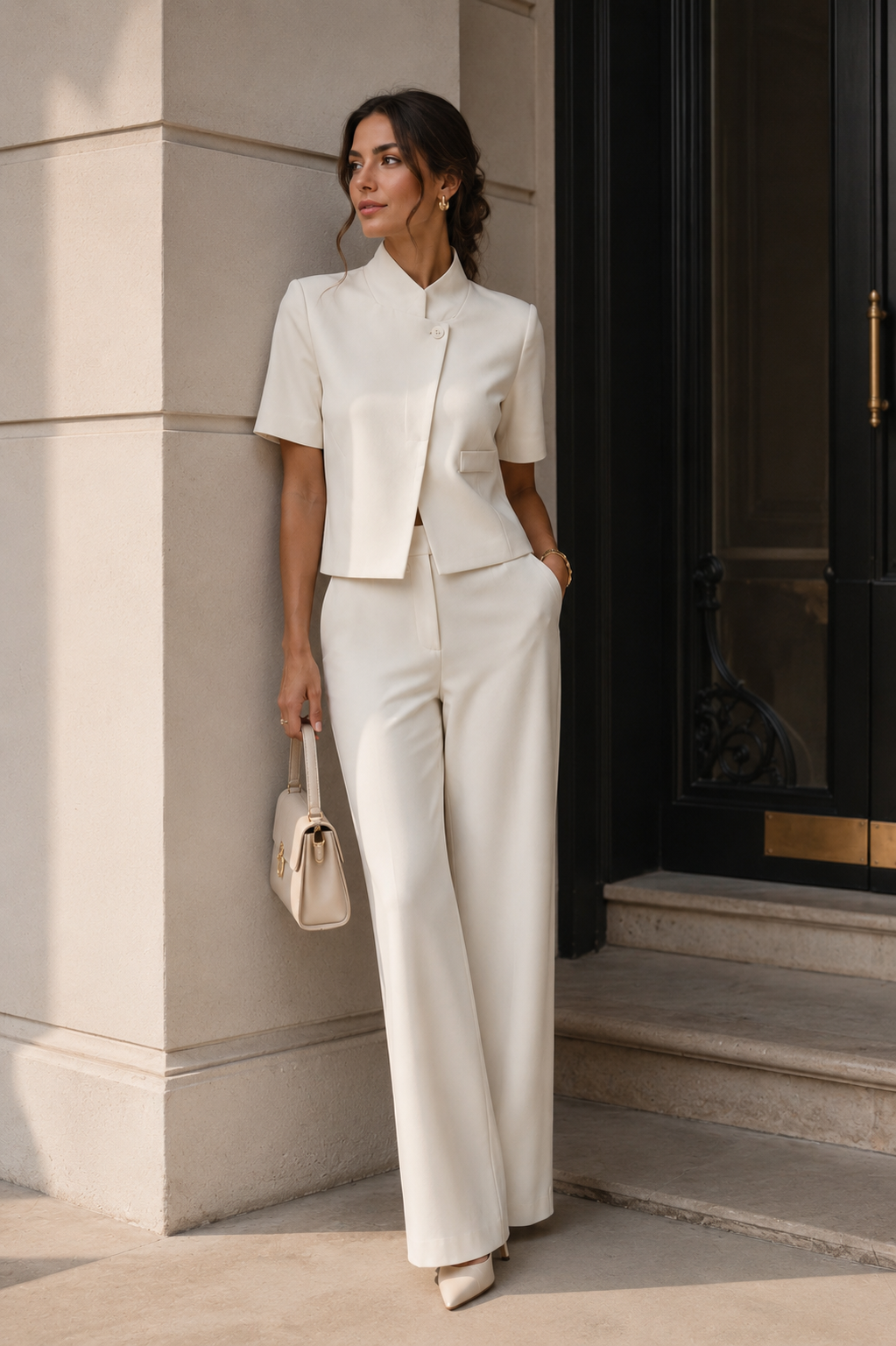 BLOOM PANTS - ECRU