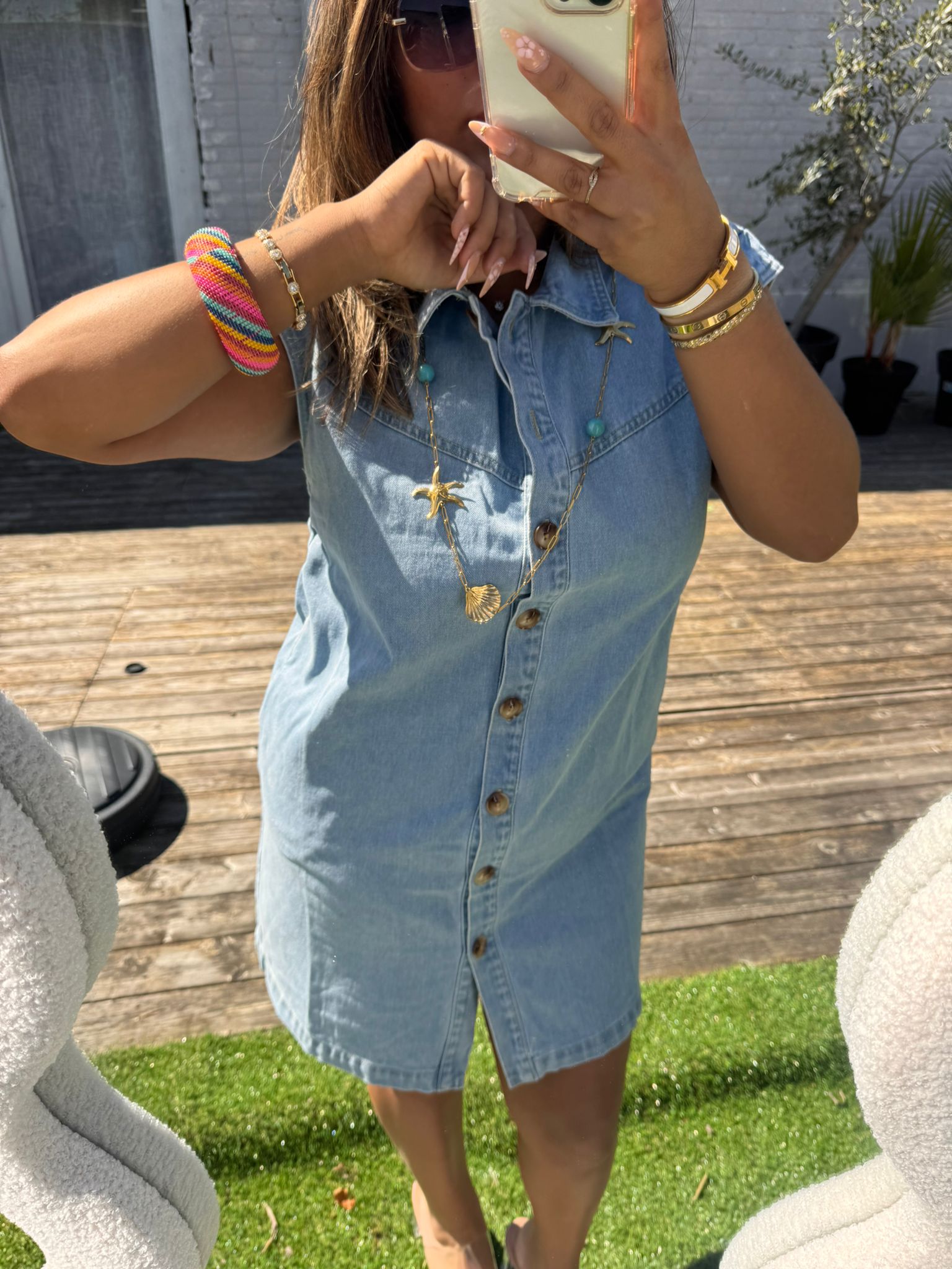 SOFIA DRESS - JEANS