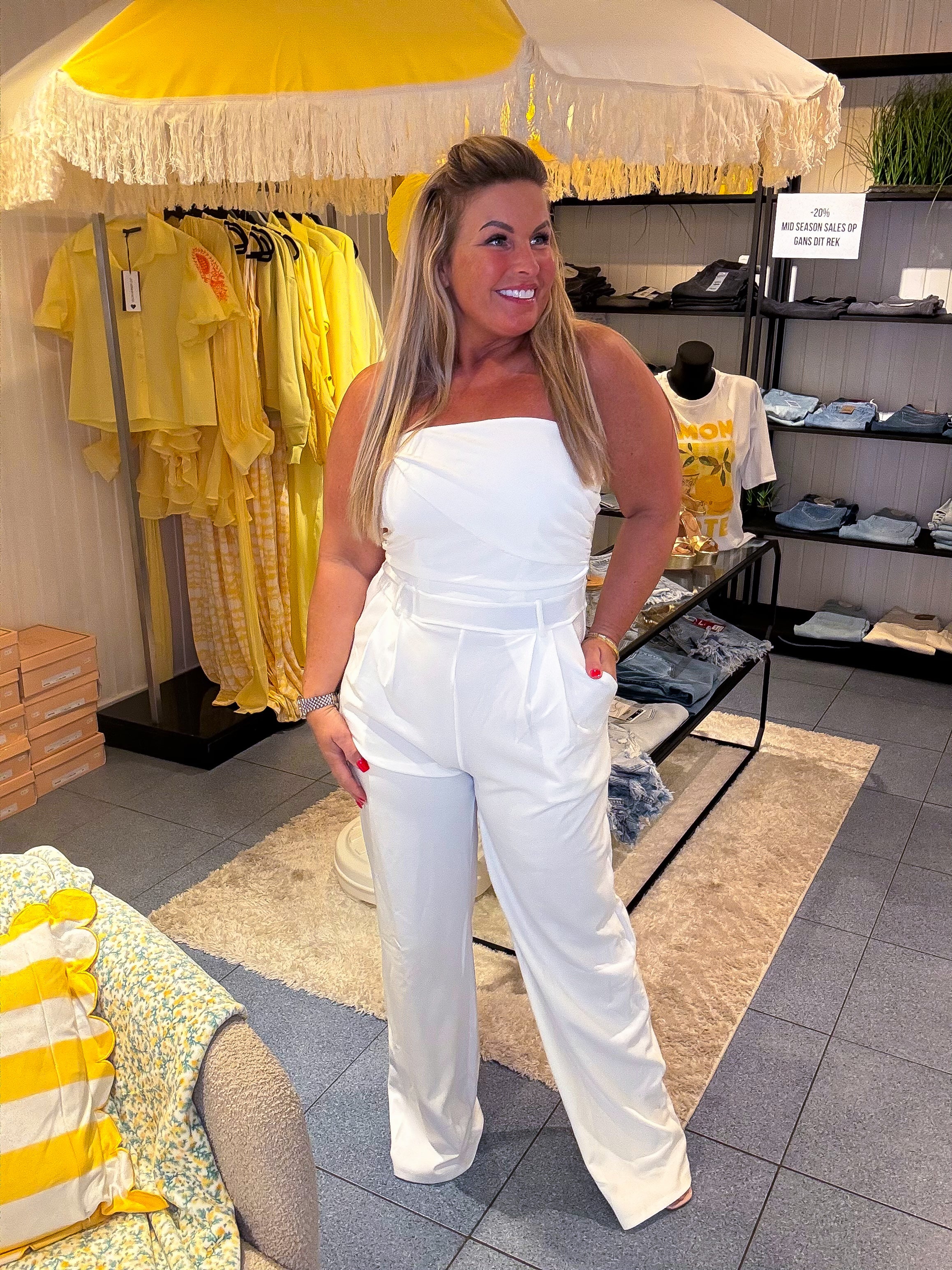 Jumpsuit Velin - White