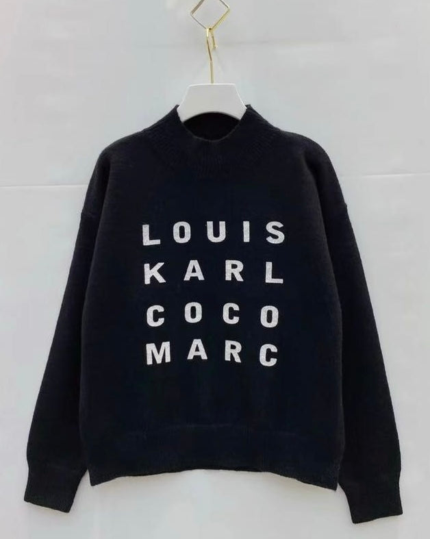 Louis Karl Coco Marc Pull -Black