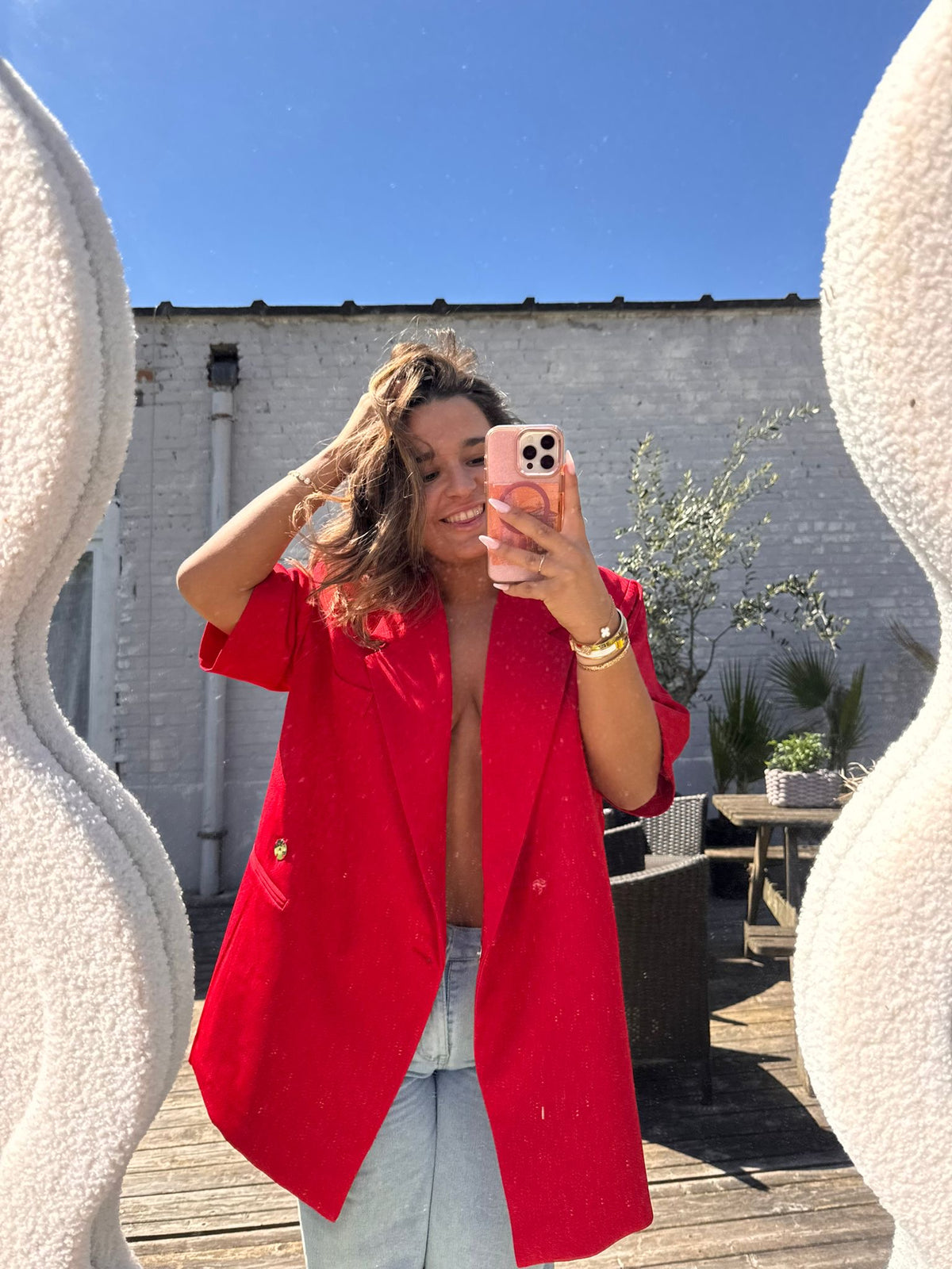 AMIRA BLAZER - RED