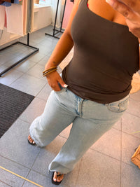 MARA TOP -BROWN