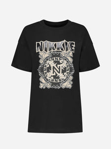 Nikkie Ornament t Shirt - black