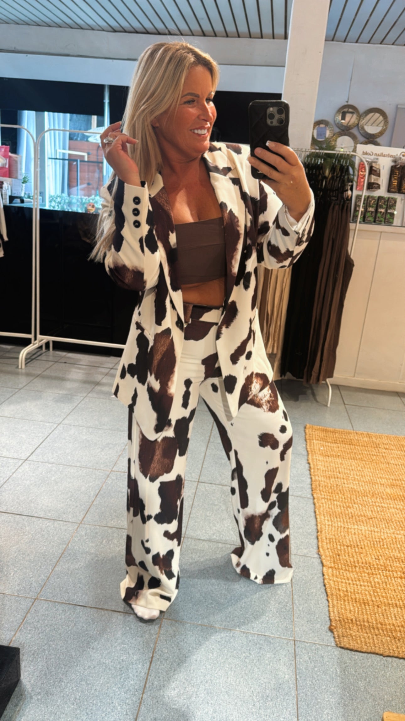 AMELIE Cerignola pants- Cow