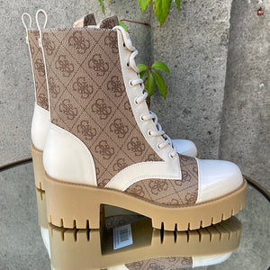 Guess Walkup Boots -Beige Brown
