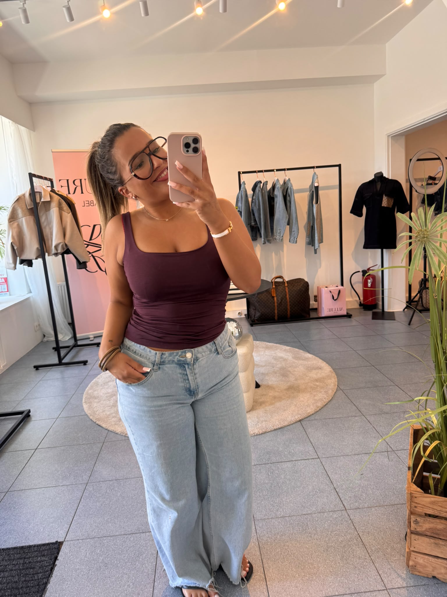 MARA TOP -BORDEAUX