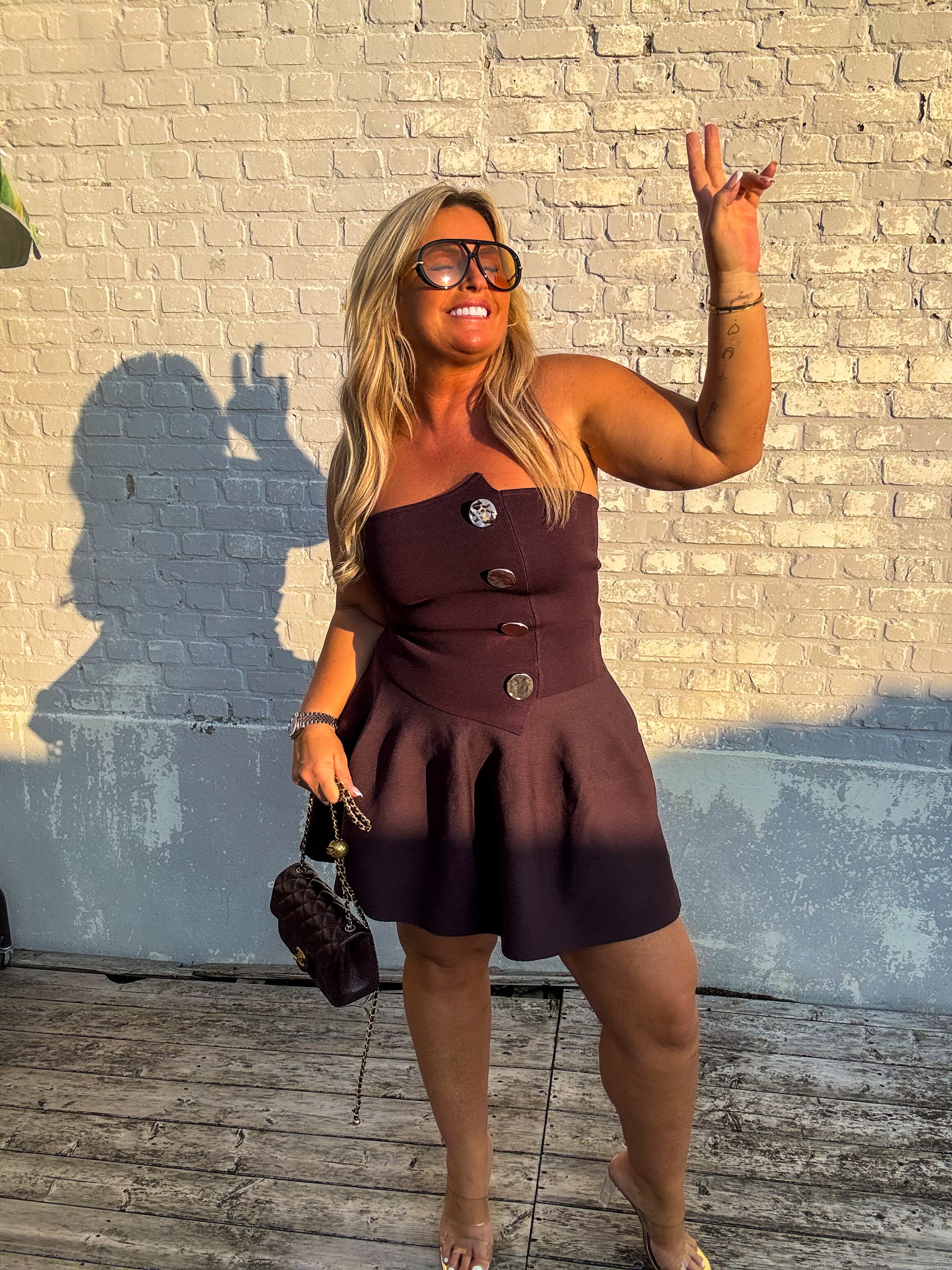 Nova Skirt - Brown