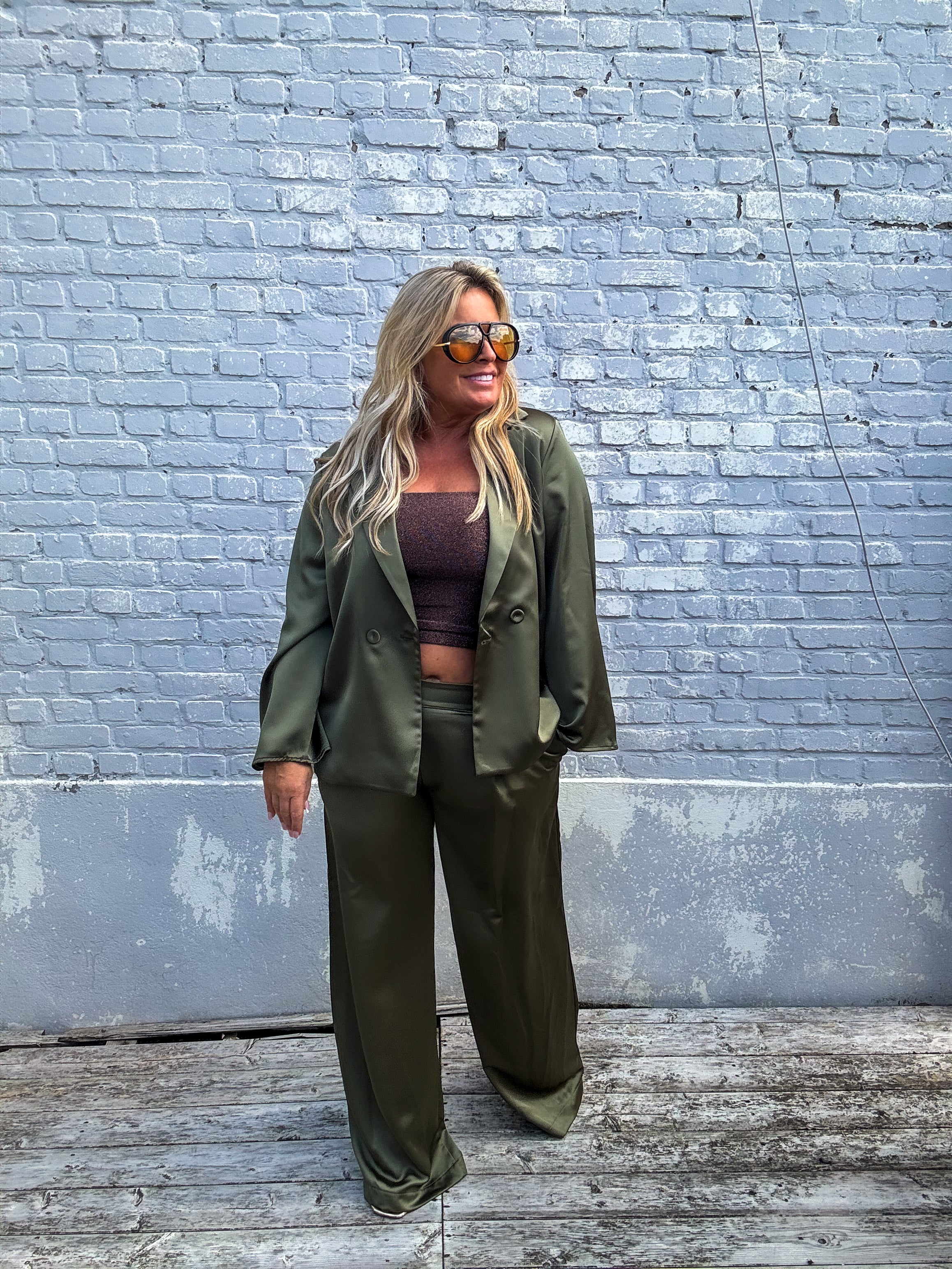 AMELIE Dubai pants - Khaki