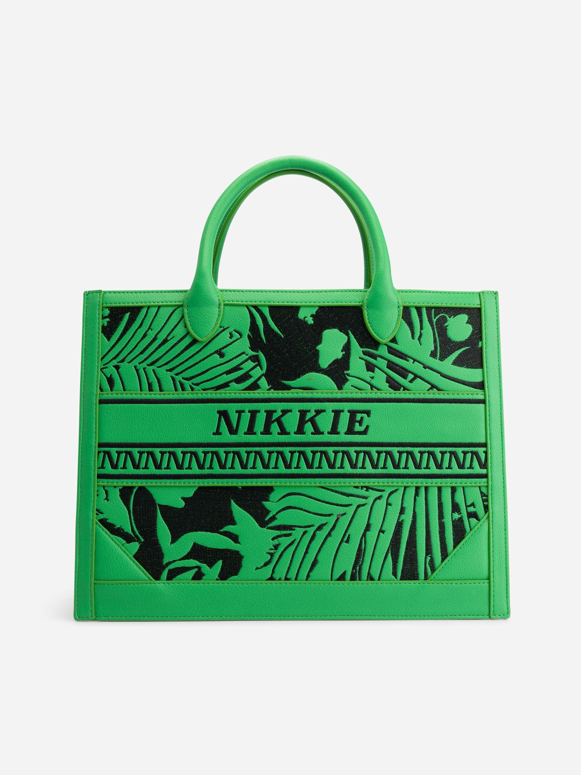 Nikkie Dante Medium Shopper - Fem Green