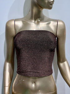 Liva Bandeaux top - Brune