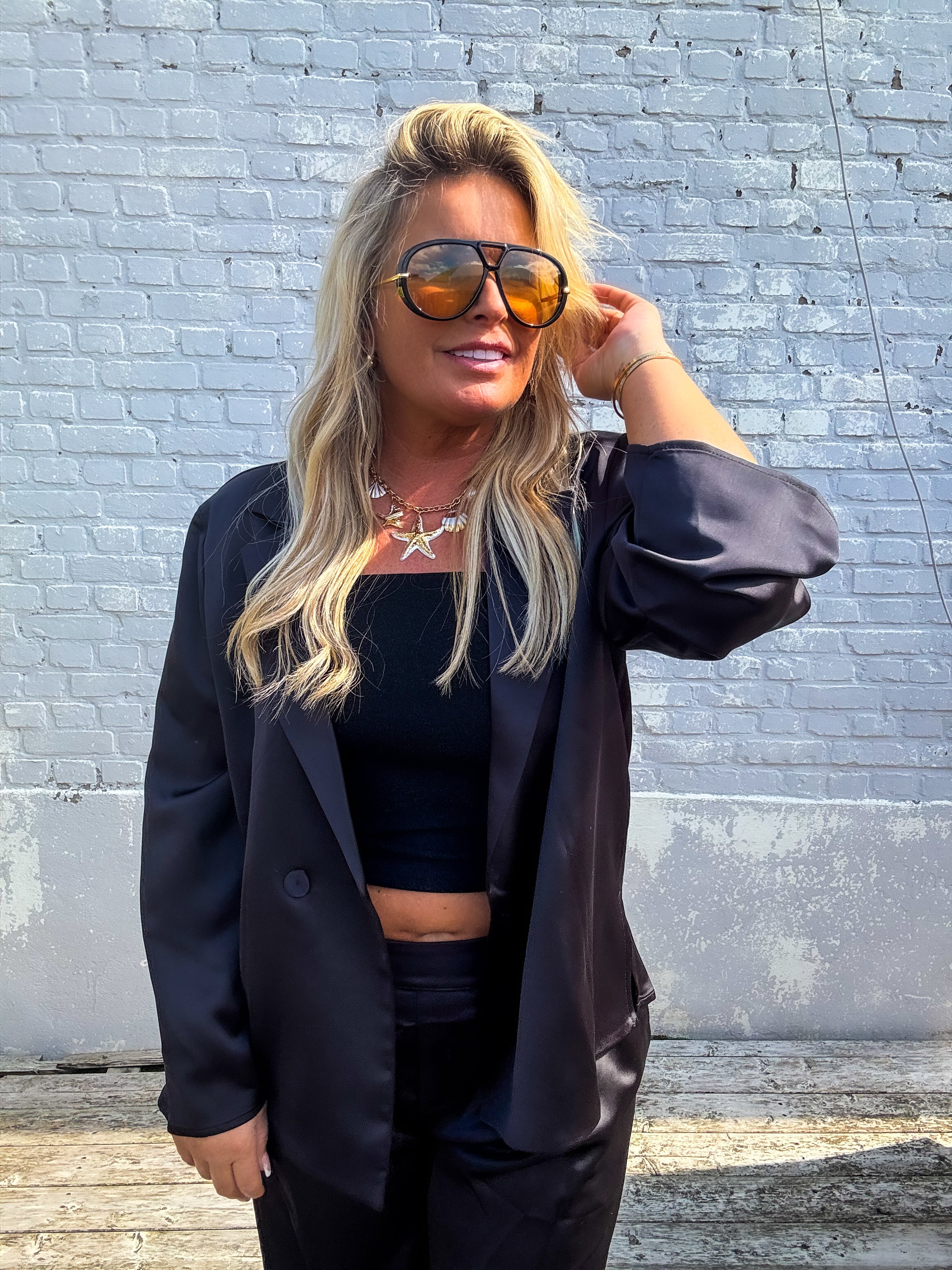 AMELIE Dresde blazer - Black