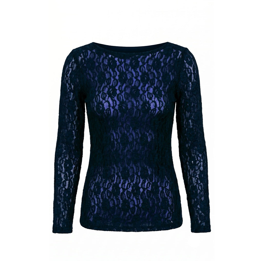 GISELLE TOP - NAVY