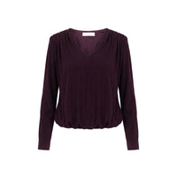 BLOUSE EEKLO - AUBERGINE