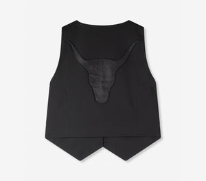 Alix the label Fitted Waistcoat - Black