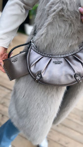 Guess Clelia Crossbody - pewter