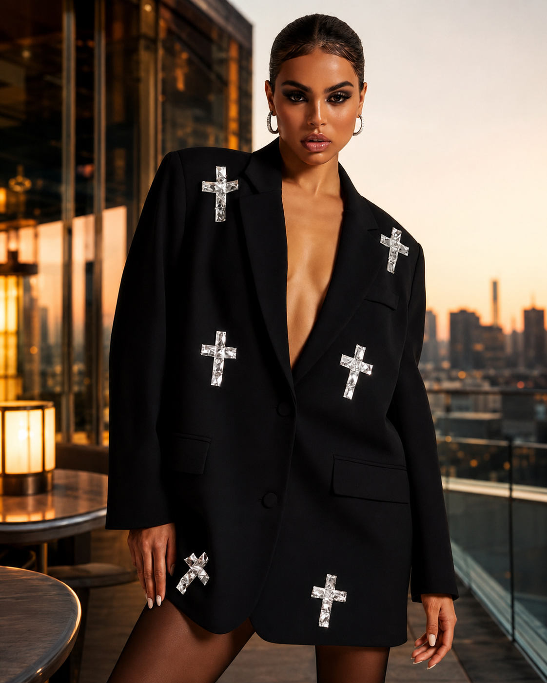 BLAZER VOGUE - BLACK