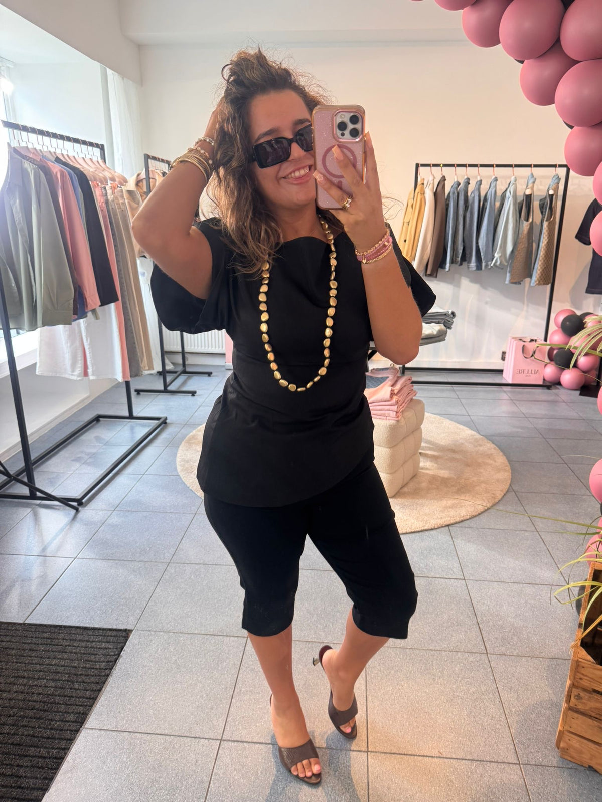 TOP AMIRA - BLACK
