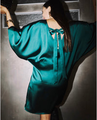 AMELIE CHATEAU SATIN - GREEN