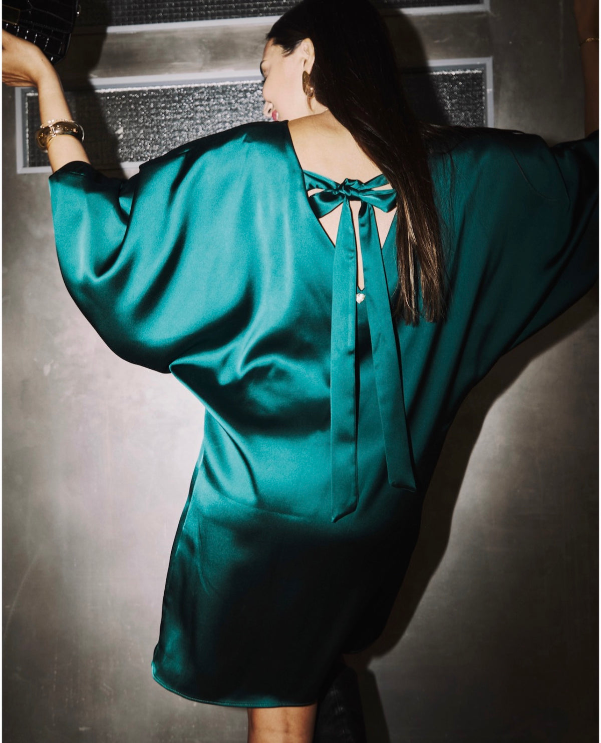 AMELIE CHATEAU SATIN - GREEN