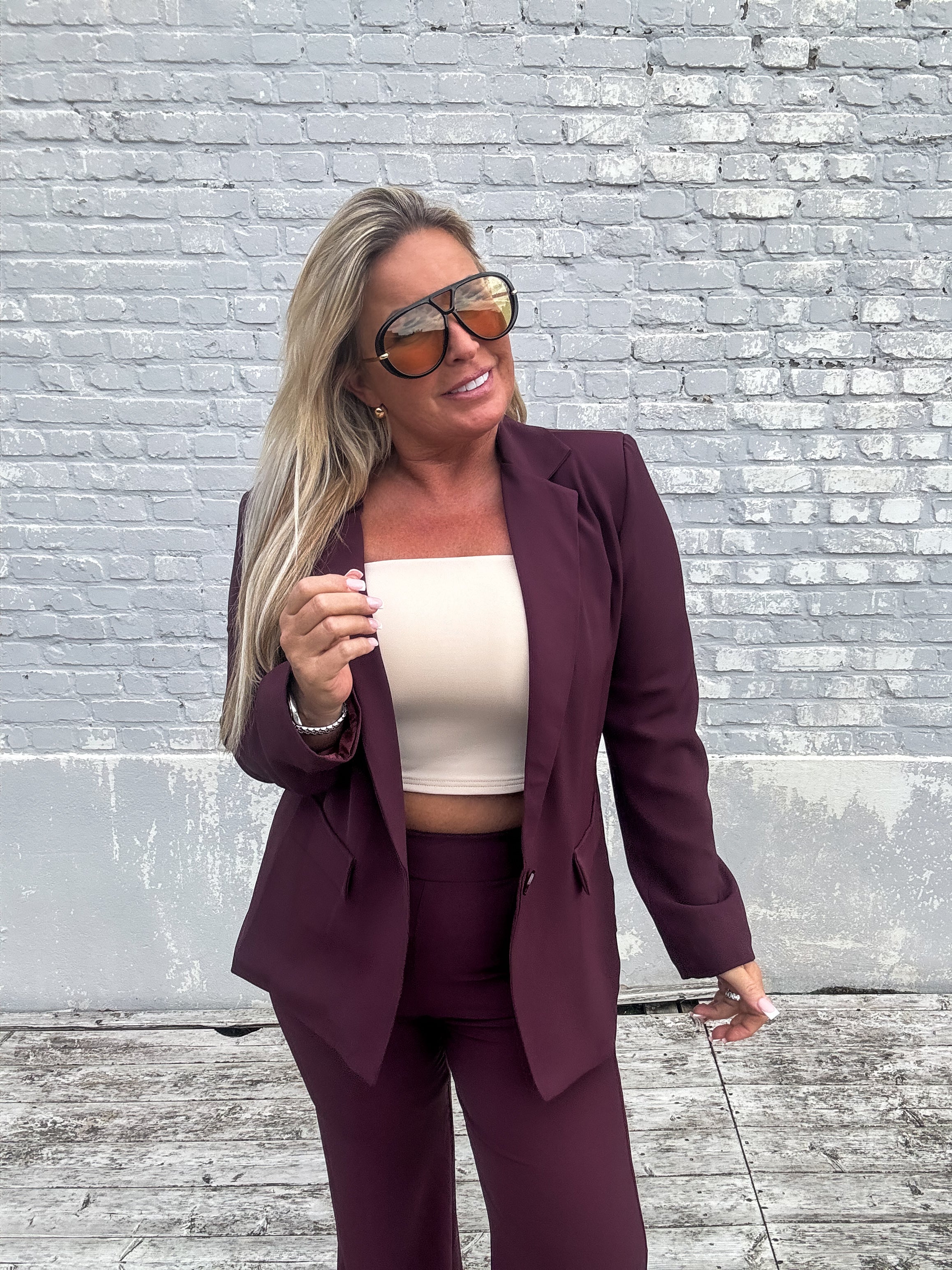 Blazer Aielli - Bordeaux