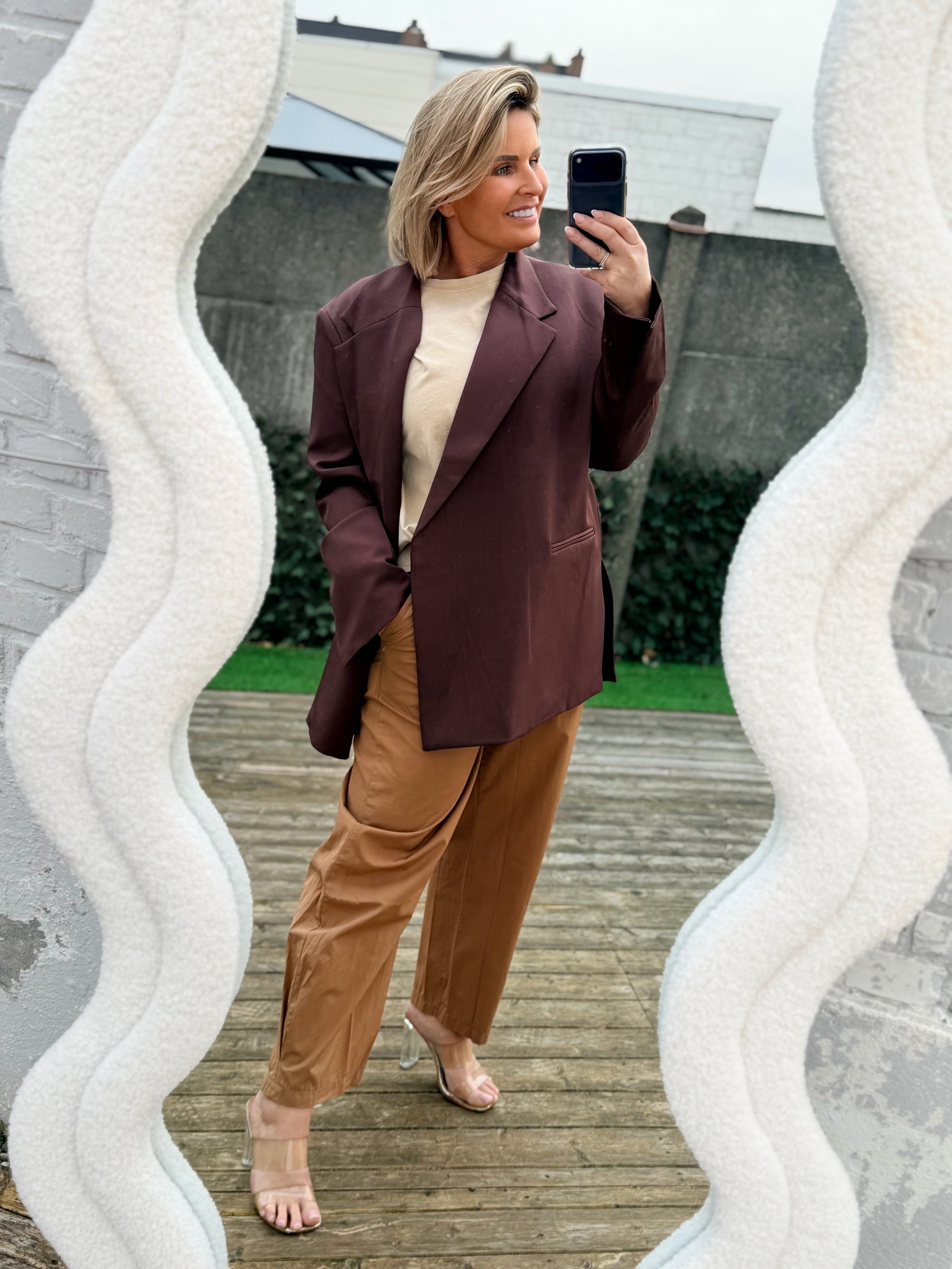 ELVA PANTS - CAMEL