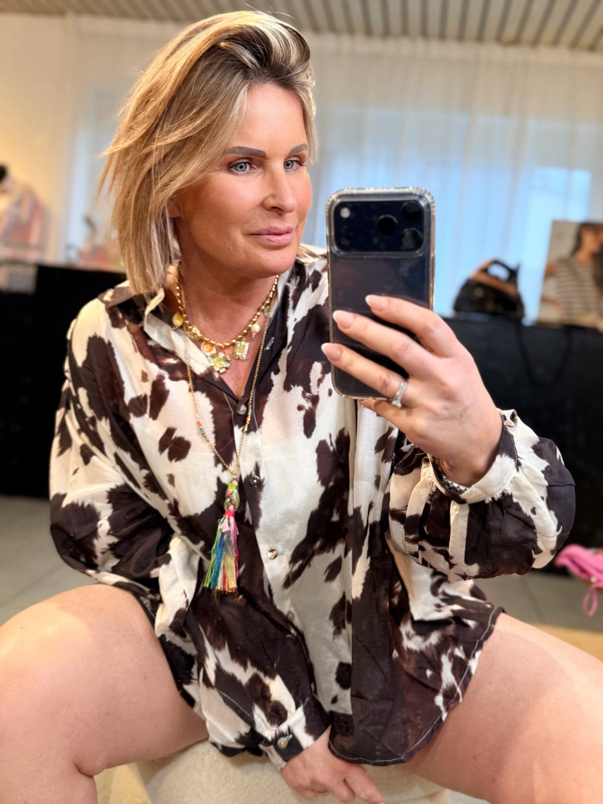 MIREYA BLOUSE - COW
