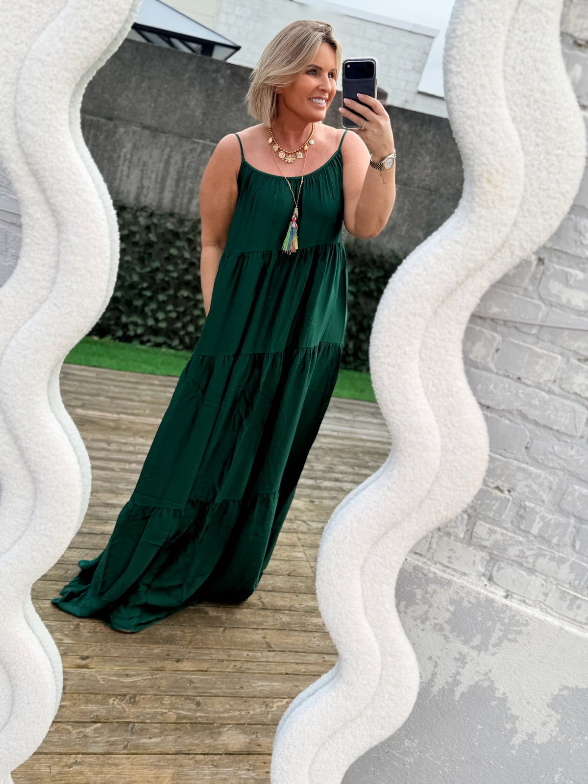 AMAYA DRESS - GREEN