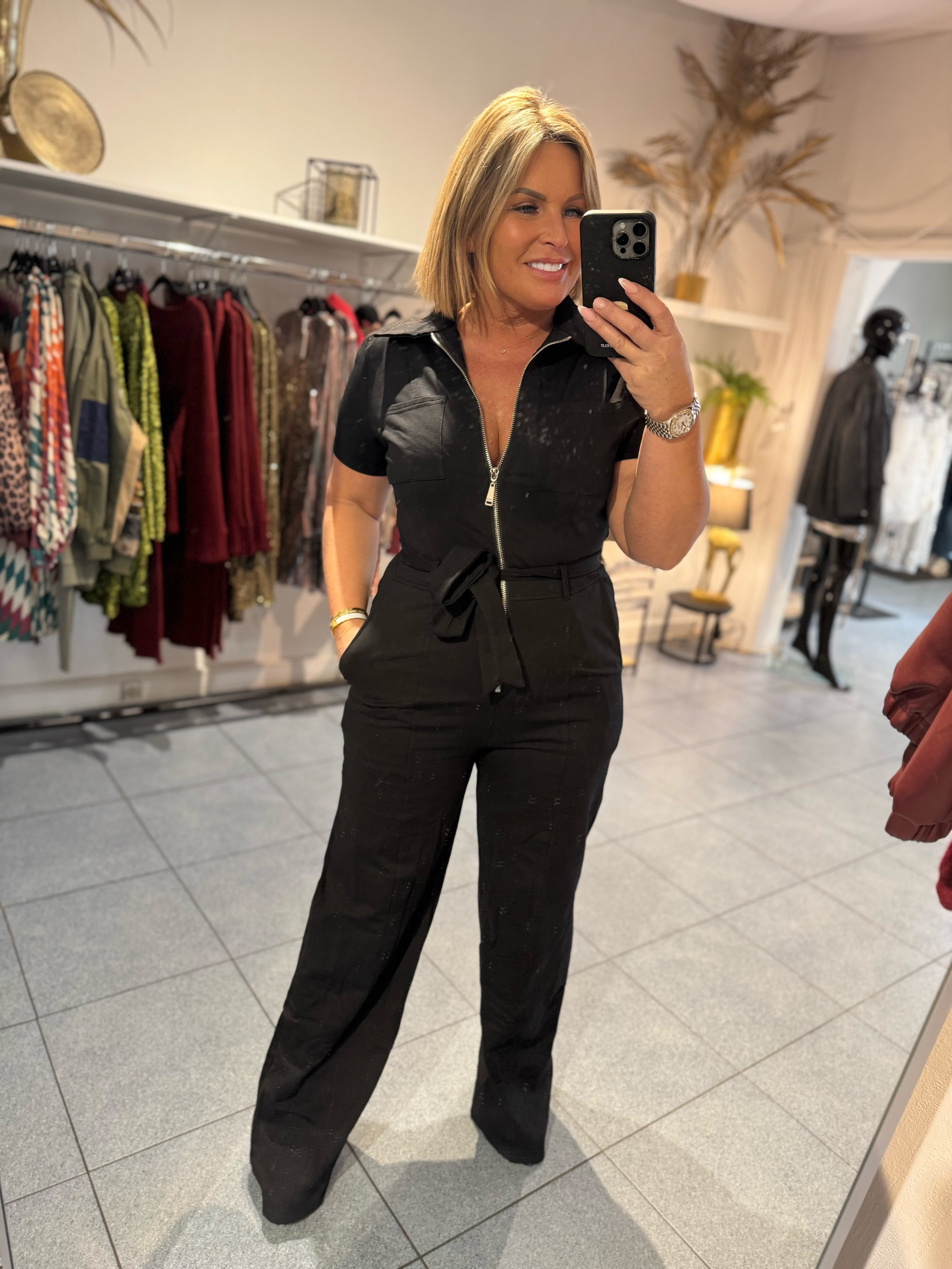 Jumpsuit Wide - Black