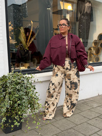 COW PANTS STRASS