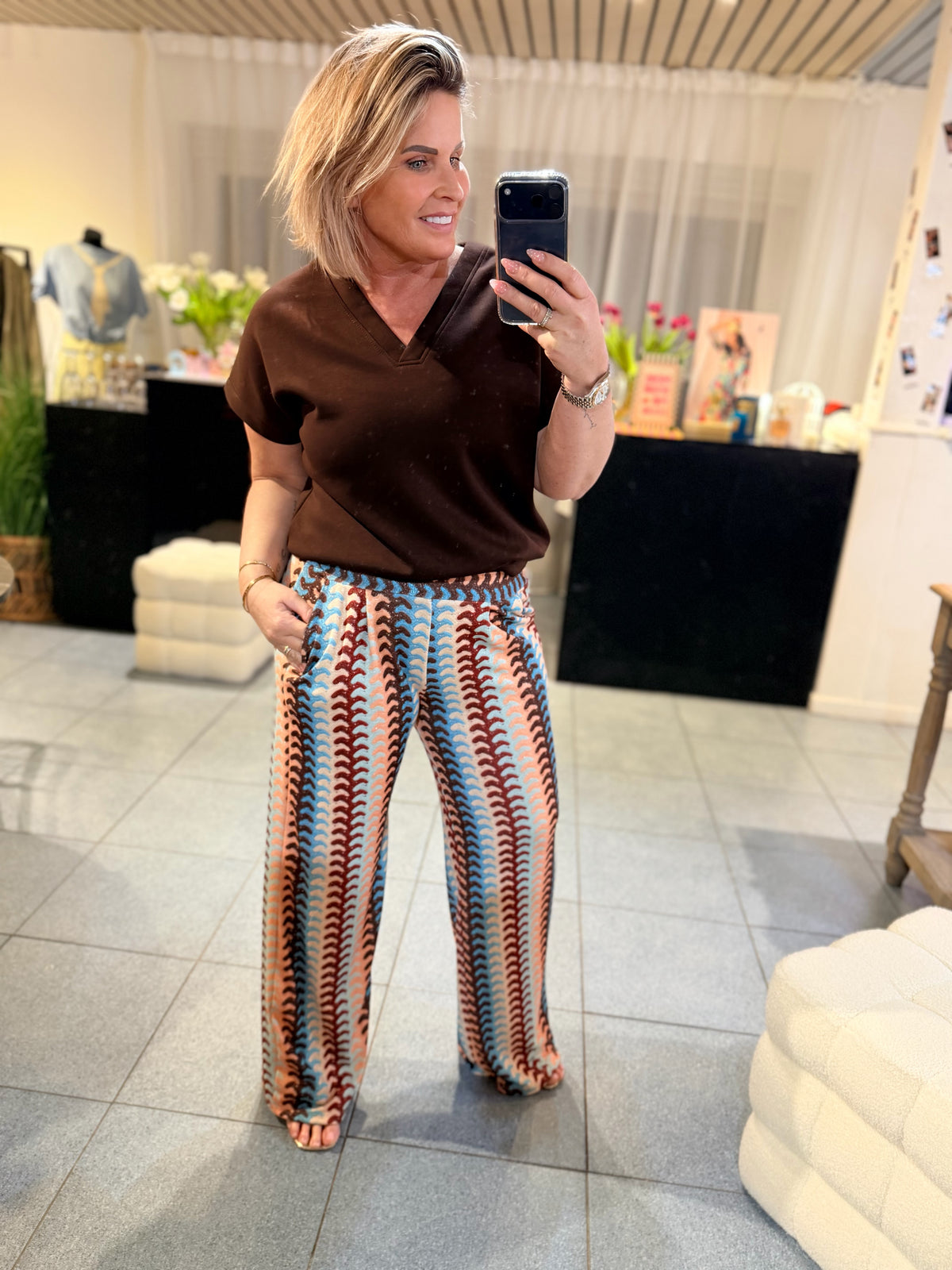 ROSALIE PANTS - BRUNE