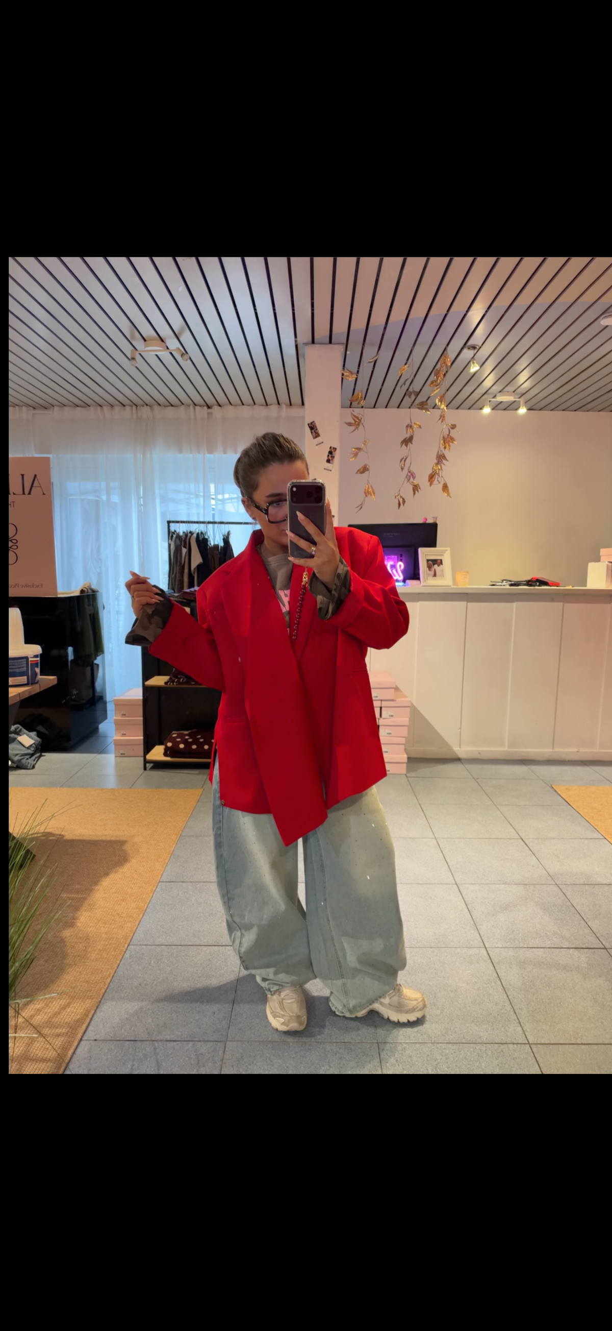 LOU CANDY BLAZER - RED