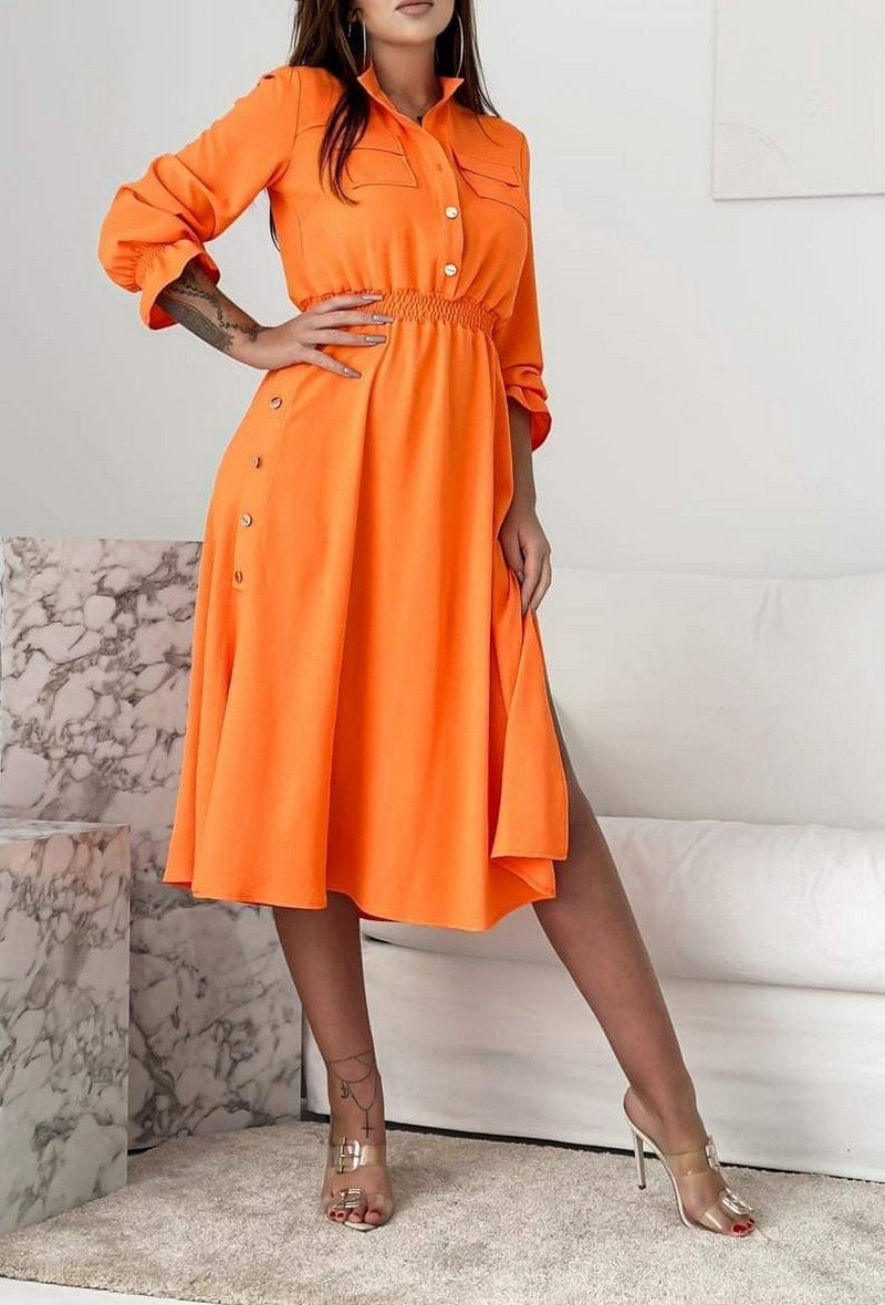 Rockstar Dress - Orange
