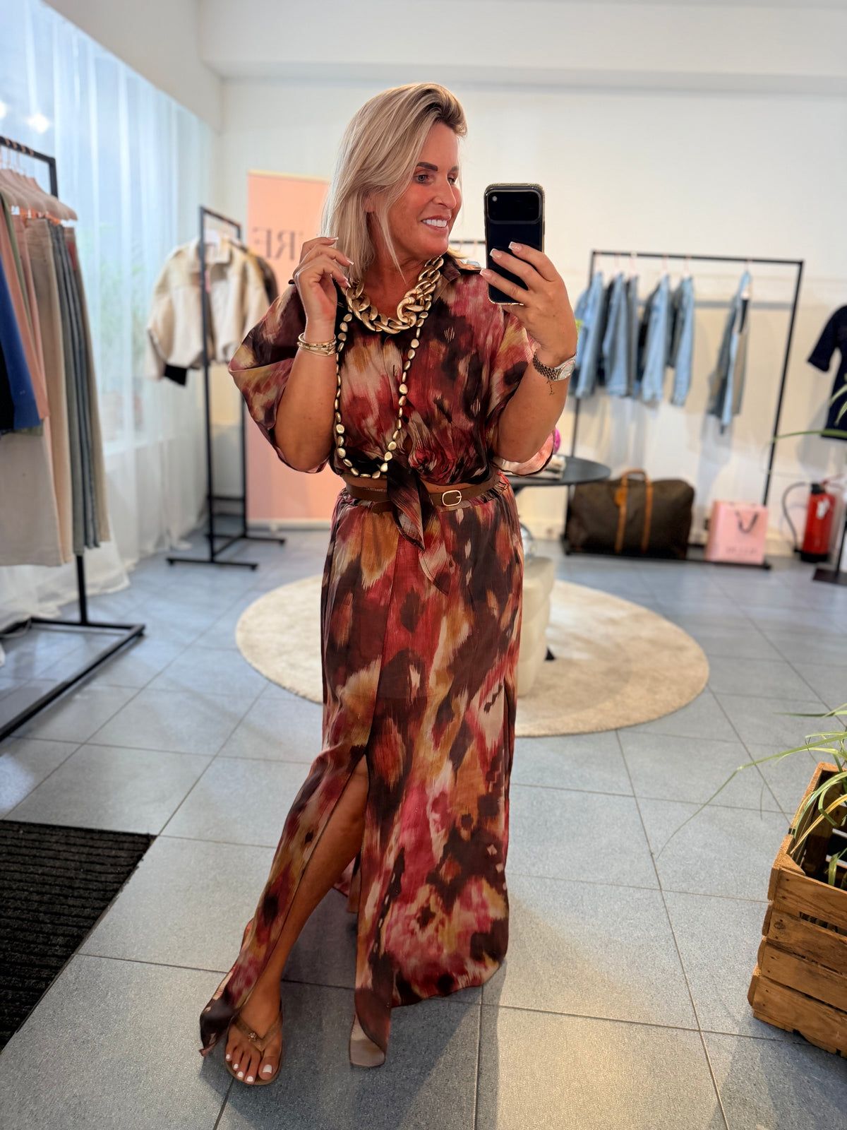BLOUSE SELONI - BORDEAUX