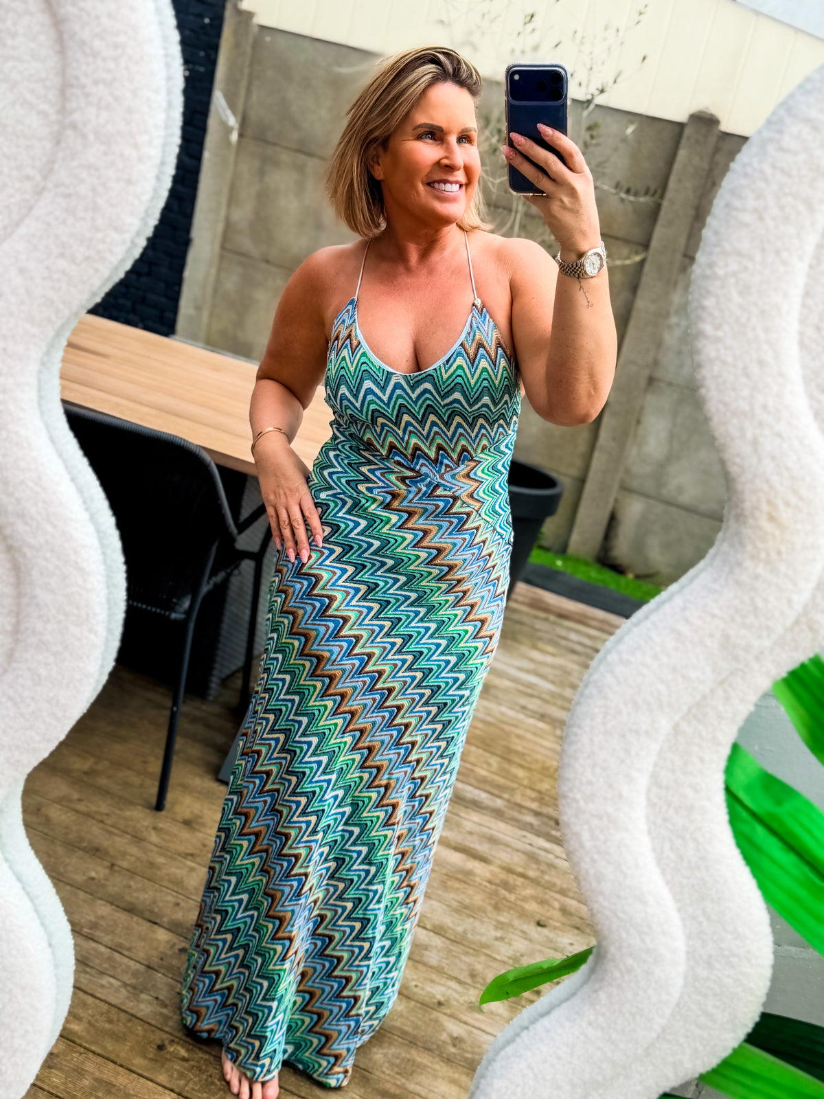 MAONA DRESS - BLUE